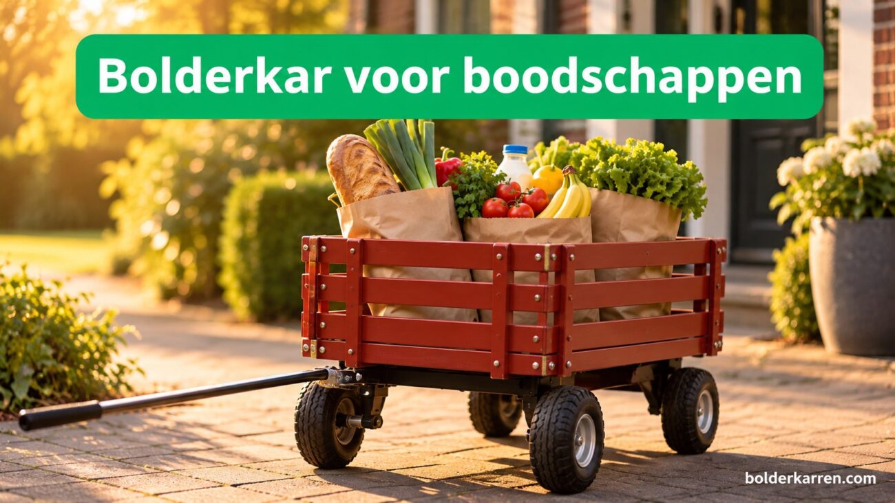Bolderkar voor boodschappen