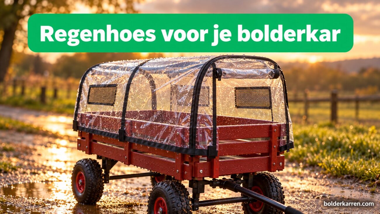 Regenhoes voor je bolderkar