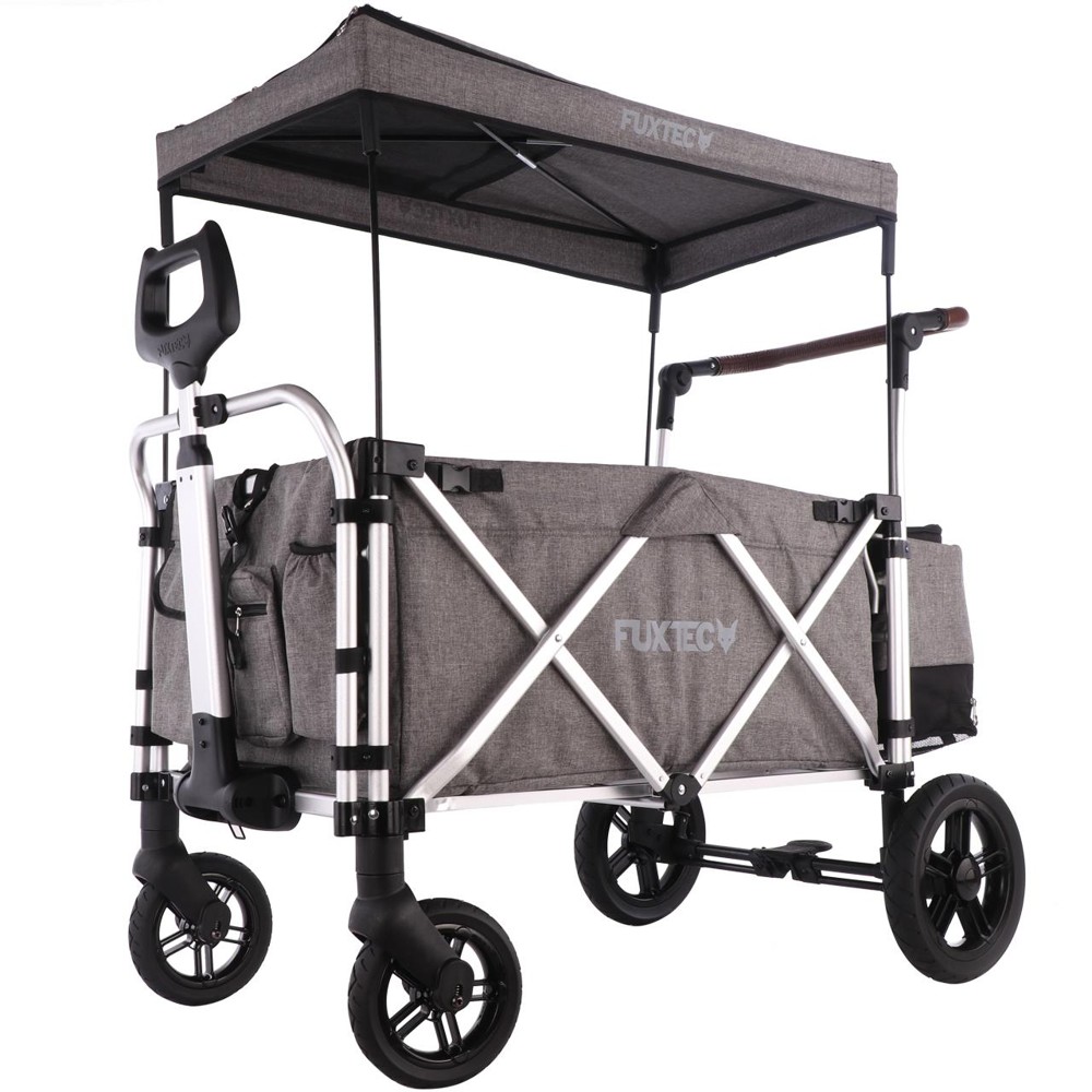 Grijze FUXTEC CTL900 met aluminium frame en zonnedak